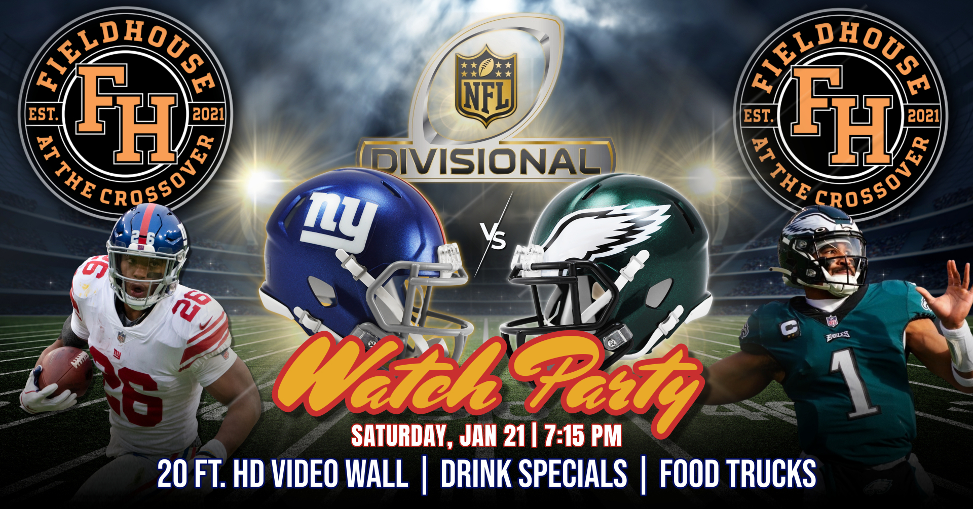 Eagles vs Giants Tailgate and Watch Party, Wells Fargo Center