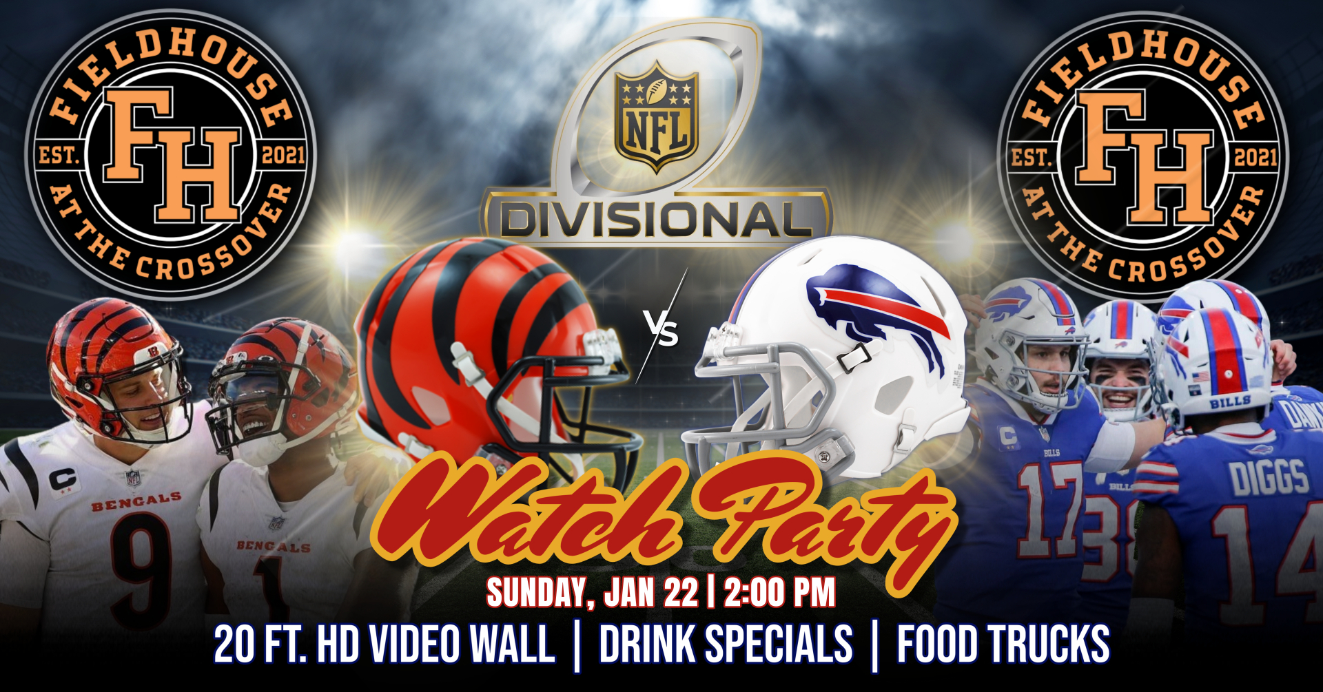 Dallas Cowboys vs 49ers Watch Party, The Fieldhouse at The Crossover, Cedar  Park, 22 January