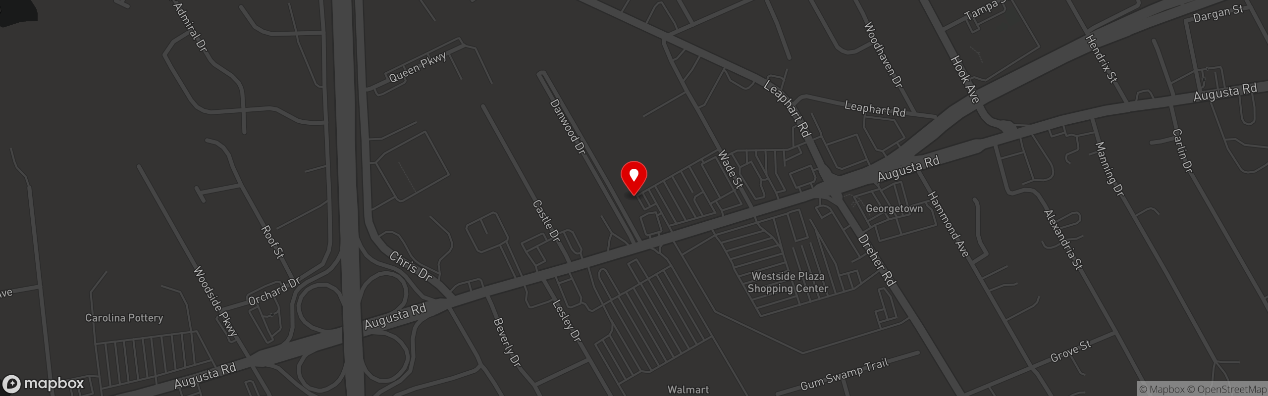 Street map pinning Calloway's Sports Bar and Grill in Calloway's Sports Bar and Grill