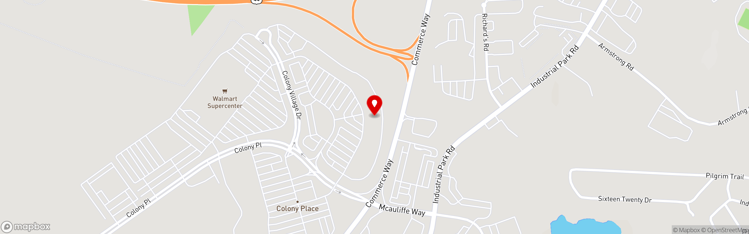 Street map pinning Alden Park in Alden Park