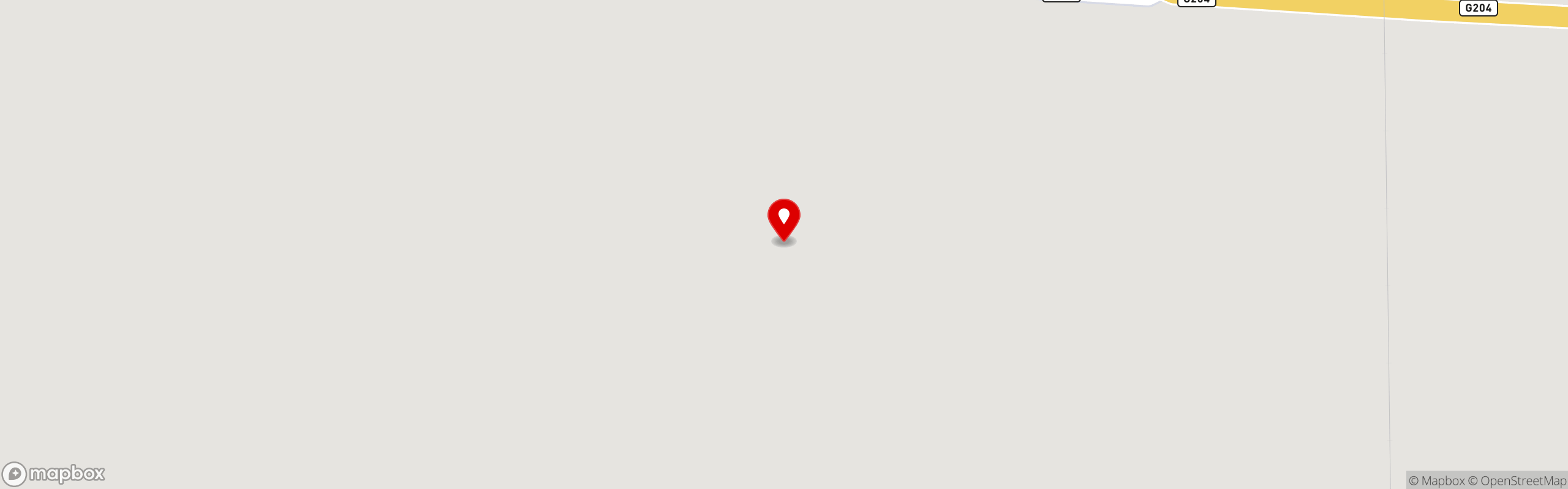 Street map pinning Aloha Steakhouse in Ventura