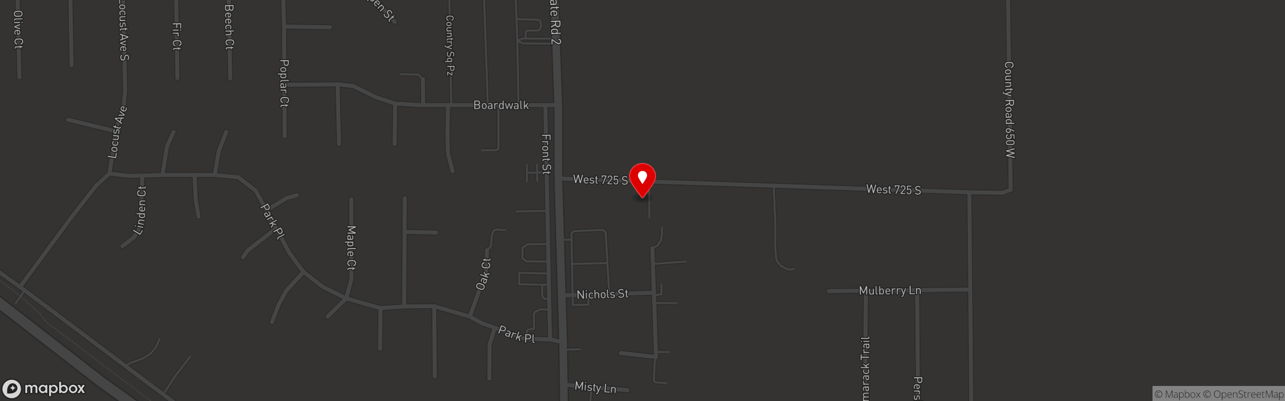 Street map pinning Region Bowl & Round Table Tavern in Region Bowl & Round Table Tavern