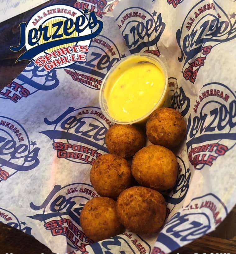 Homemade Sauerkraut Balls Food Menu Jerzee's Sports Grille Sports Bar in OH