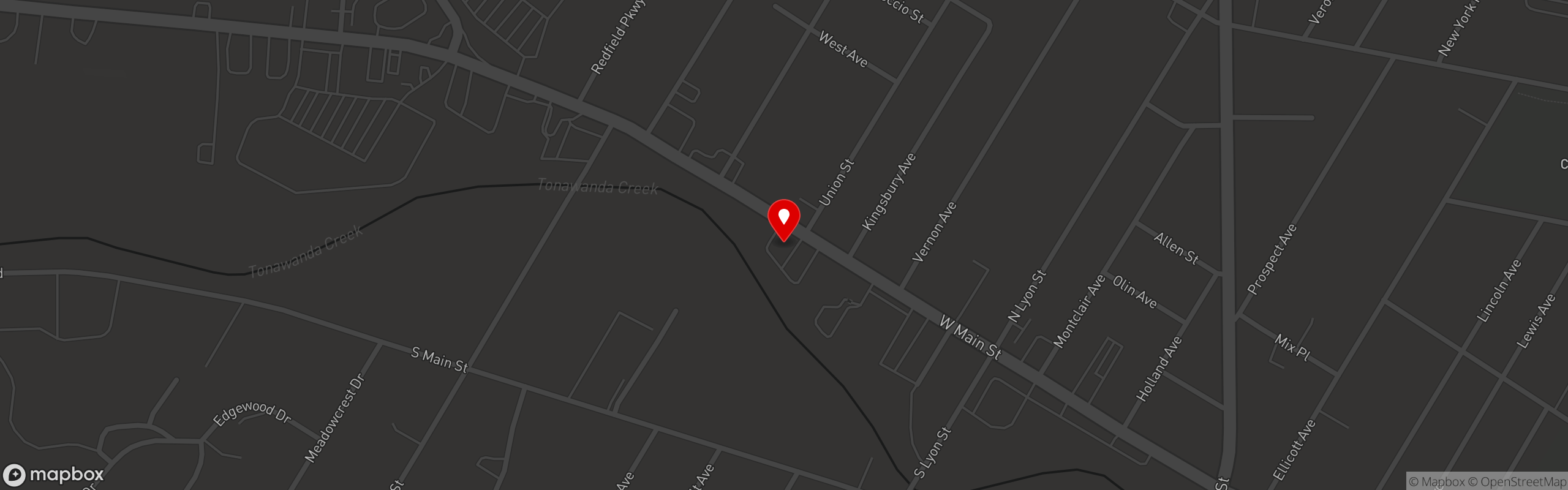 Street map pinning Settler's Family Restaurant in Settler's Family Restaurant