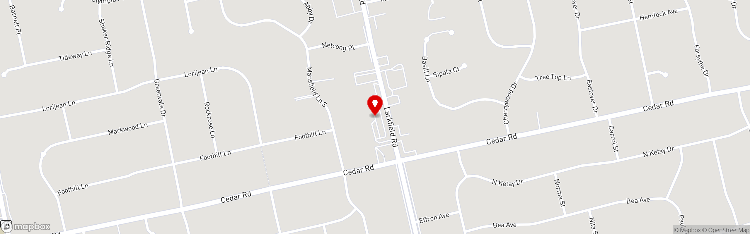 Street map pinning Caracara Mexican Grill in Caracara Mexican Grill - East Northport