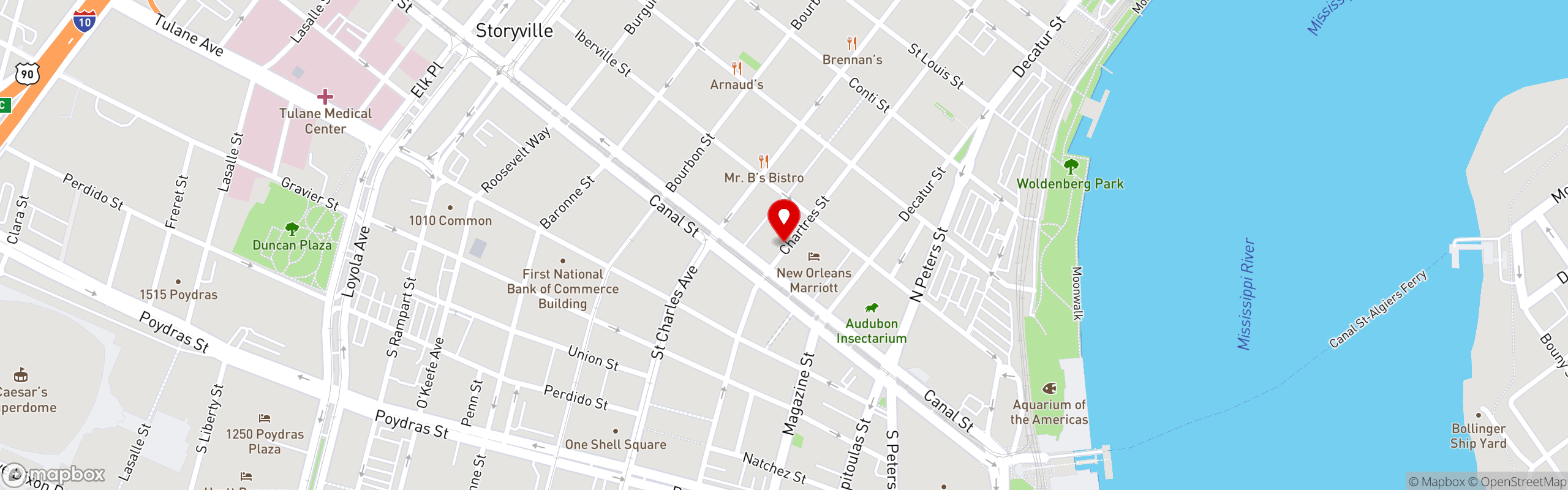 Street map pinning Jimmy J's Cafe in Jimmy J's Cafe