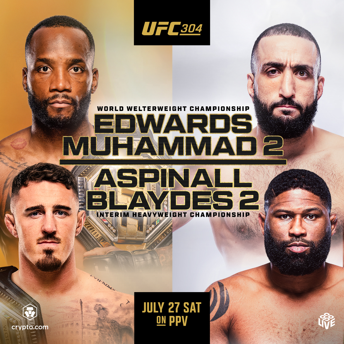 UFC 304 - Champs Hawaii