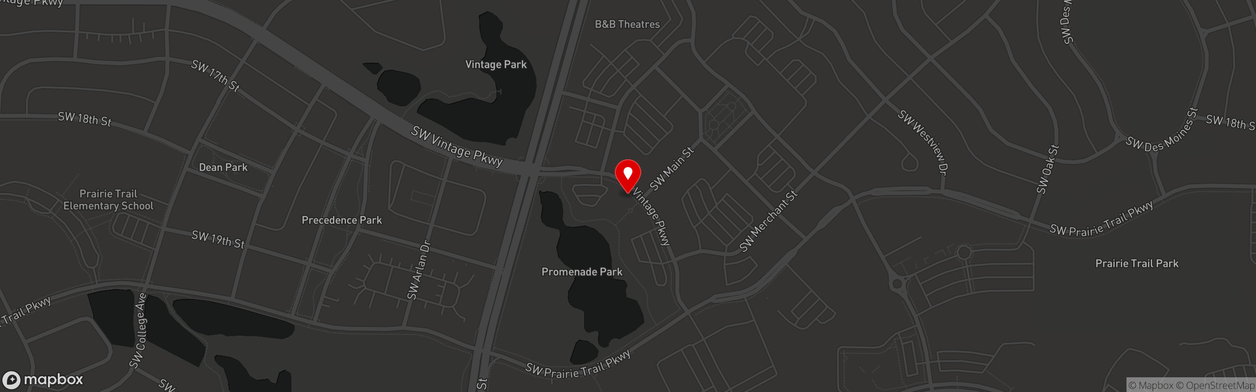 Street map pinning Jethro's BBQ in Jethro's BBQ n' LakeHouse
