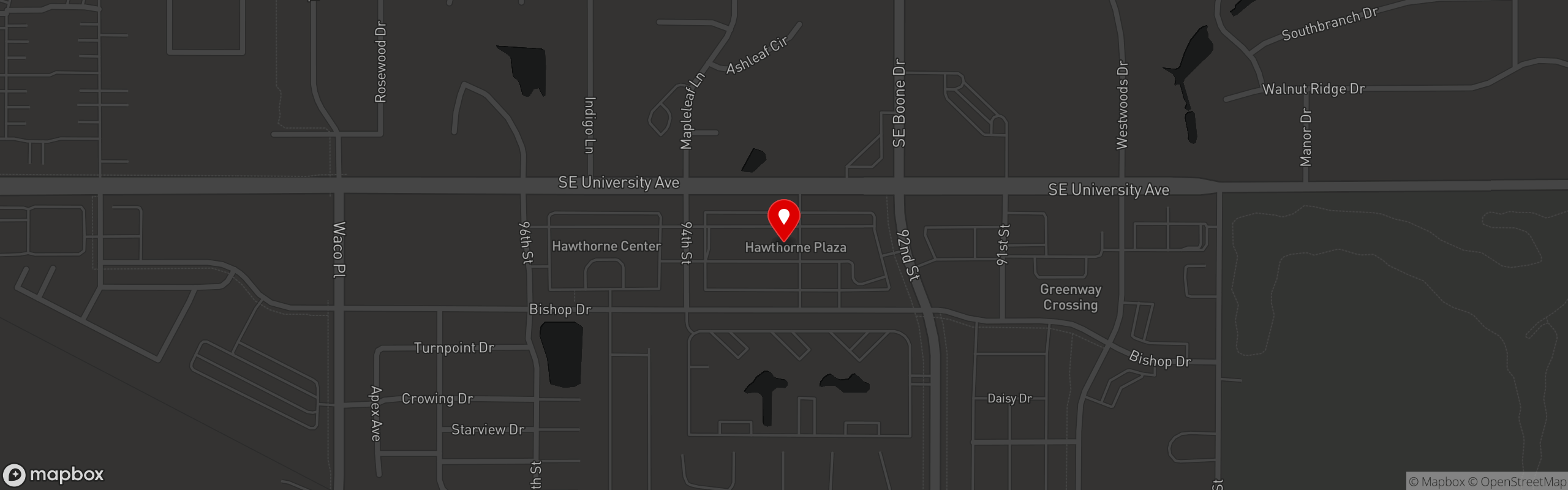 Street map pinning Jethro's BBQ in Jethro's BBQ 'n Jambalaya