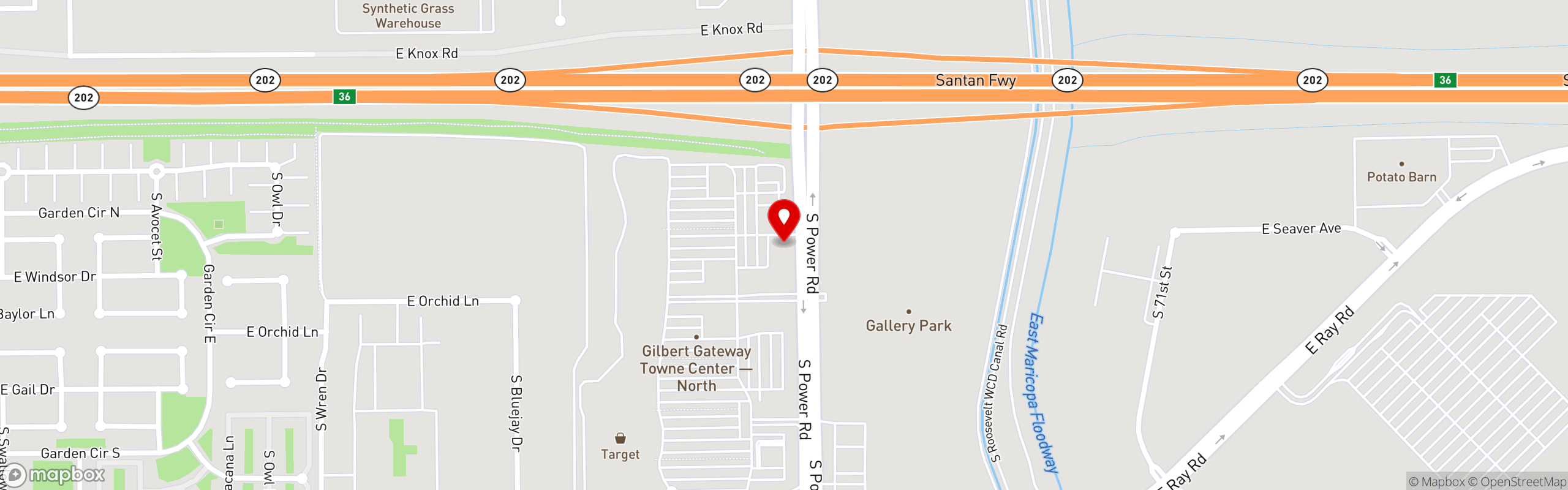 Street map pinning The Great Greek Mediterranean Grill® in Manchester, NH - S. Willow St