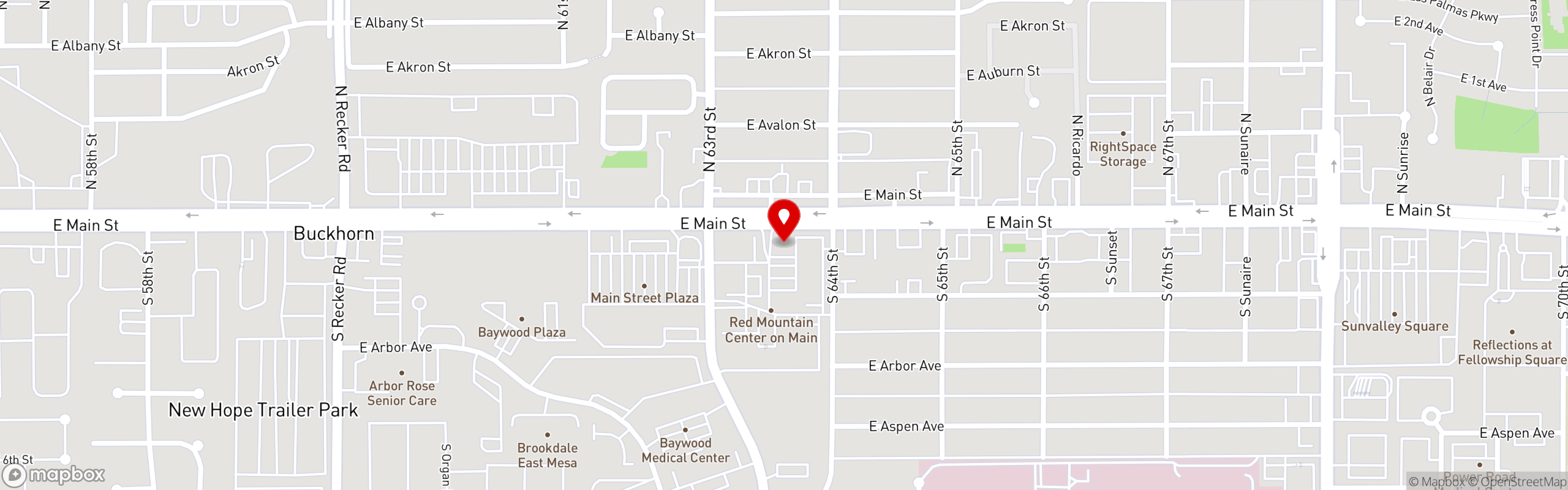Street map pinning Don Jose Cafe and Brunch in Don Jose Cafe and Brunch