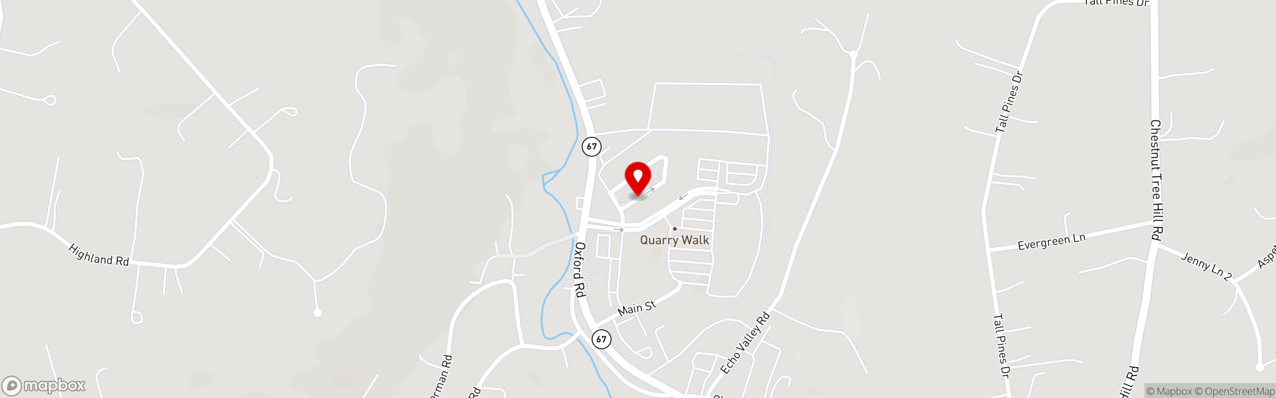 Street map pinning Sitting Duck Tavern in Oxford