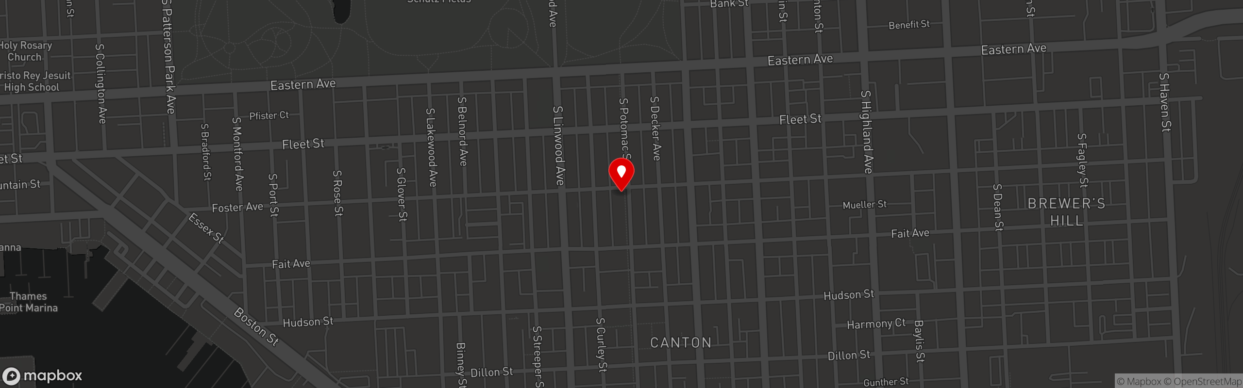 Street map pinning Pho Bac in Pho Bac