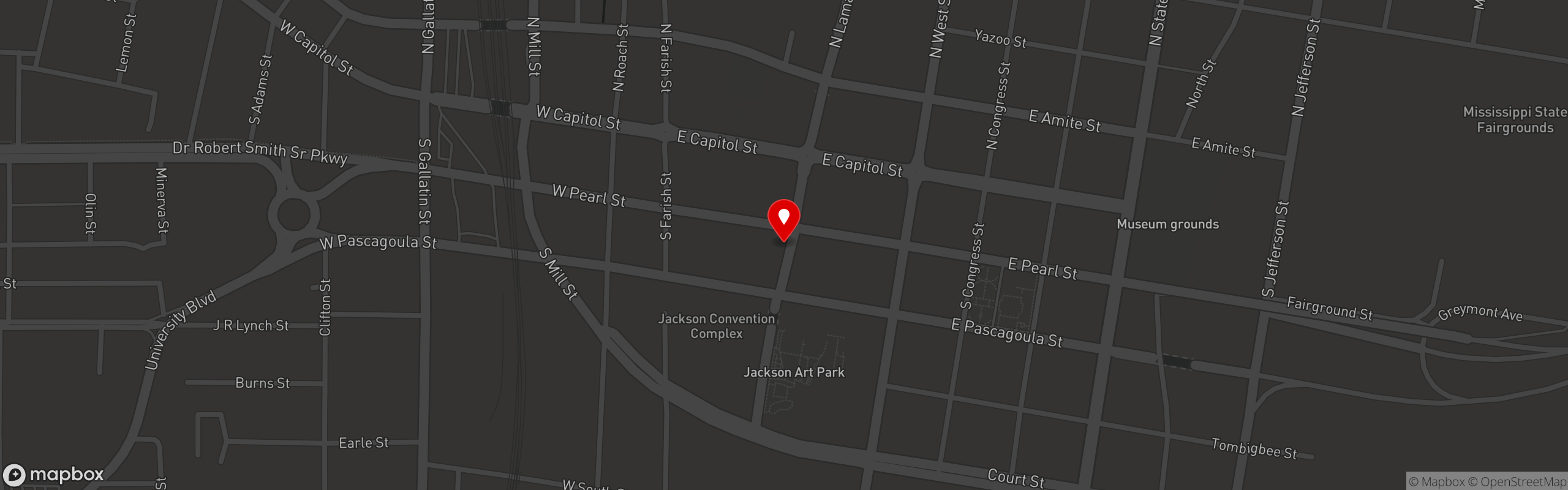 Street map pinning 4th Avenue Lounge in 4th Ave