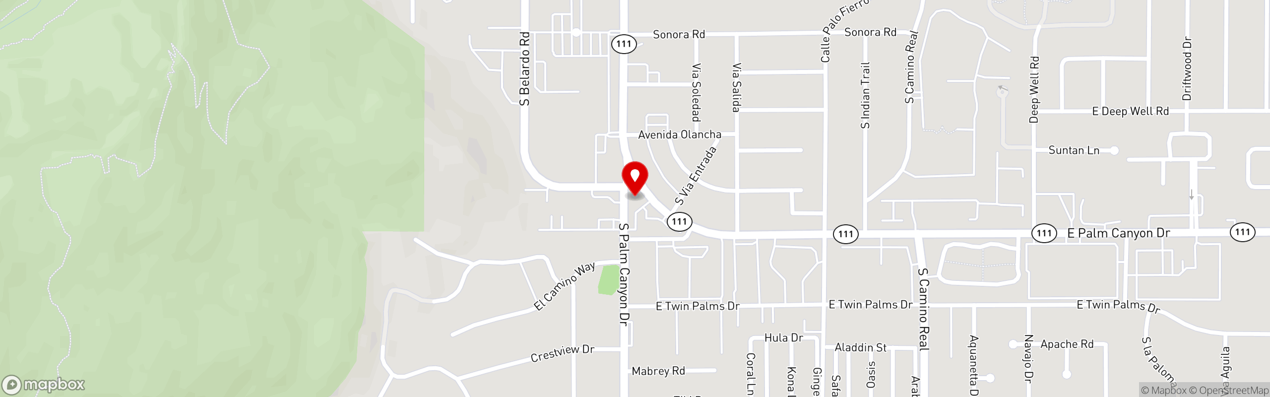 Street map pinning F10 Catering in F10 Catering + Events