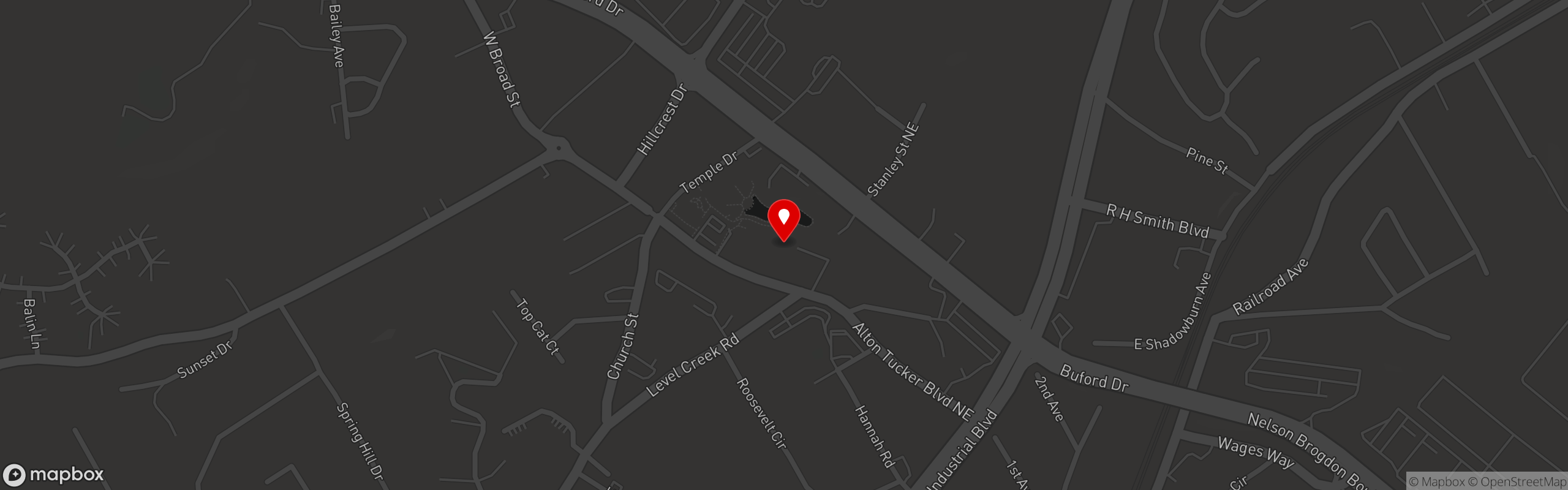 Street map pinning Indio Brewing in Indio Brewing