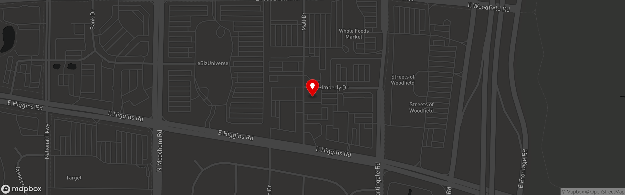 Street map pinning Stonewood Ale House in Stonewood Ale House