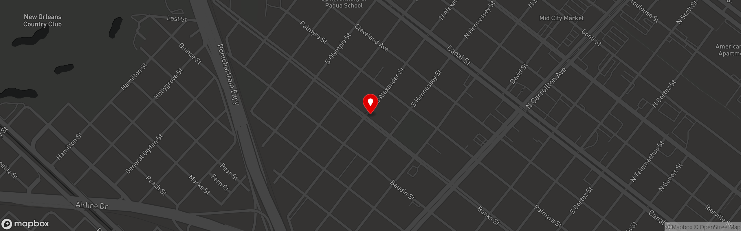 Street map pinning Biscuits & Buns in Biscuits & Buns | Banks St