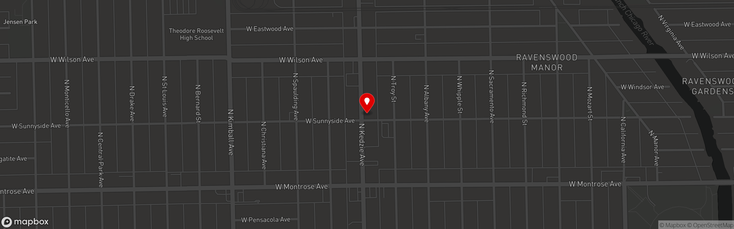Street map pinning Machetes Big Quesadillas in Machetes Big Quesadillas