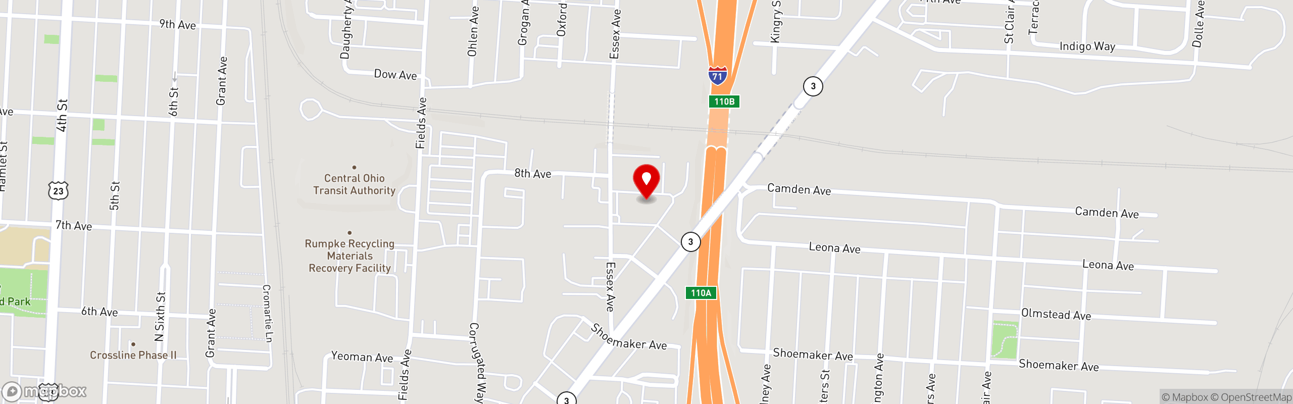 Street map pinning Picket Fence Gastrodiner in Chef's Salad | Picket Fence Diner