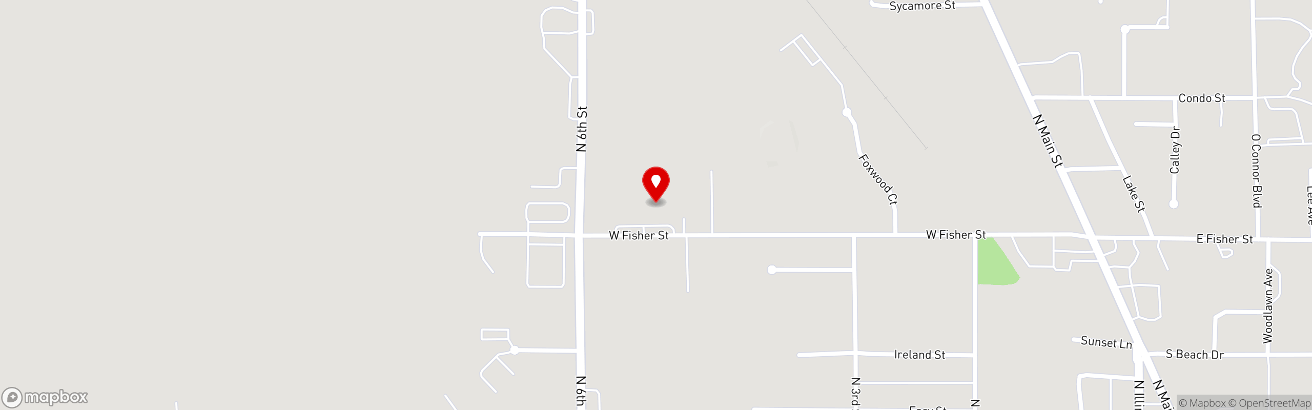 Street map pinning Pizza King | Indiana's Favorite Pizza in Pizza King | Monticello, IN
