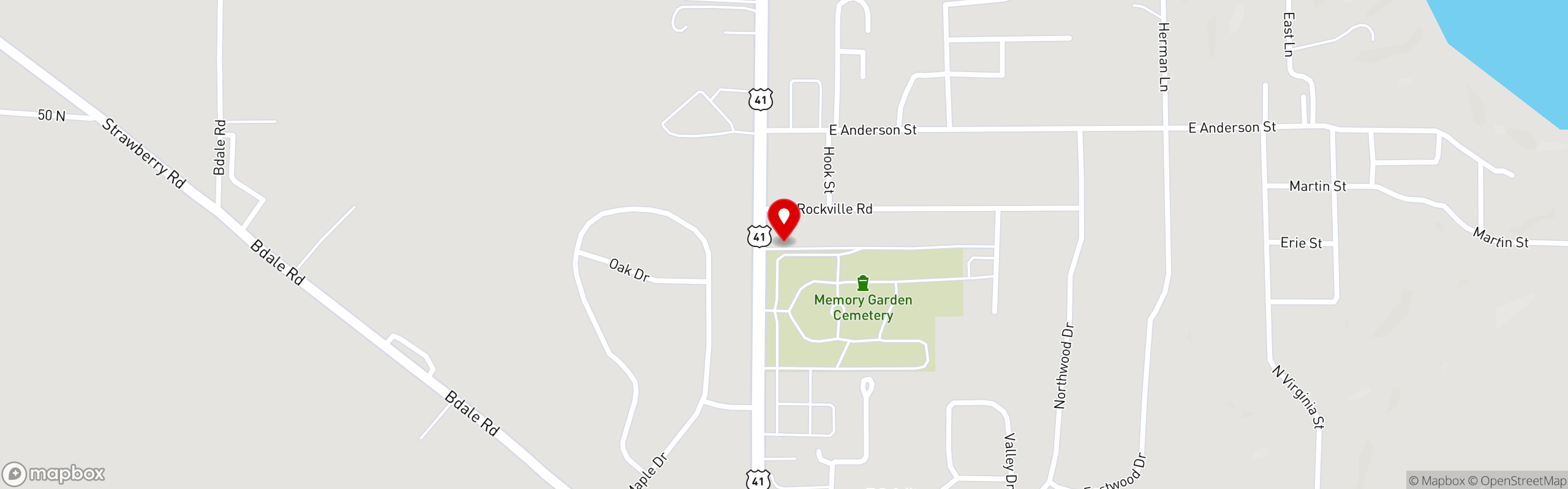 Street map pinning Pizza King | Indiana's Favorite Pizza in Pizza King | Rockville, IN