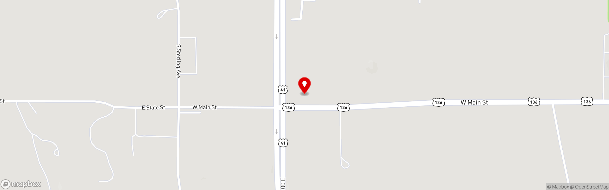 Street map pinning Pizza King | Indiana's Favorite Pizza in Pizza King | Veedersburg, IN