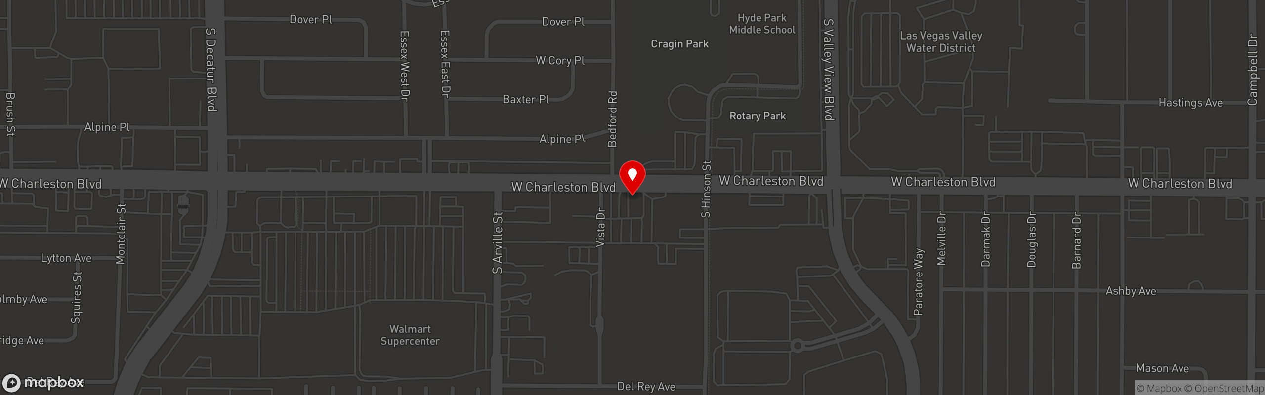 Street map pinning Skinny Dugans in Skinny Dugans