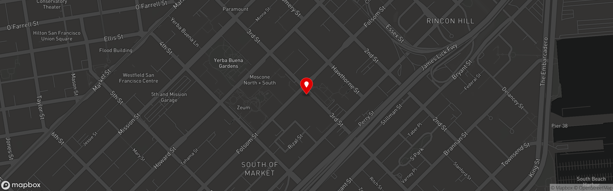 Street map pinning Chaat Corner in Chaat Corner