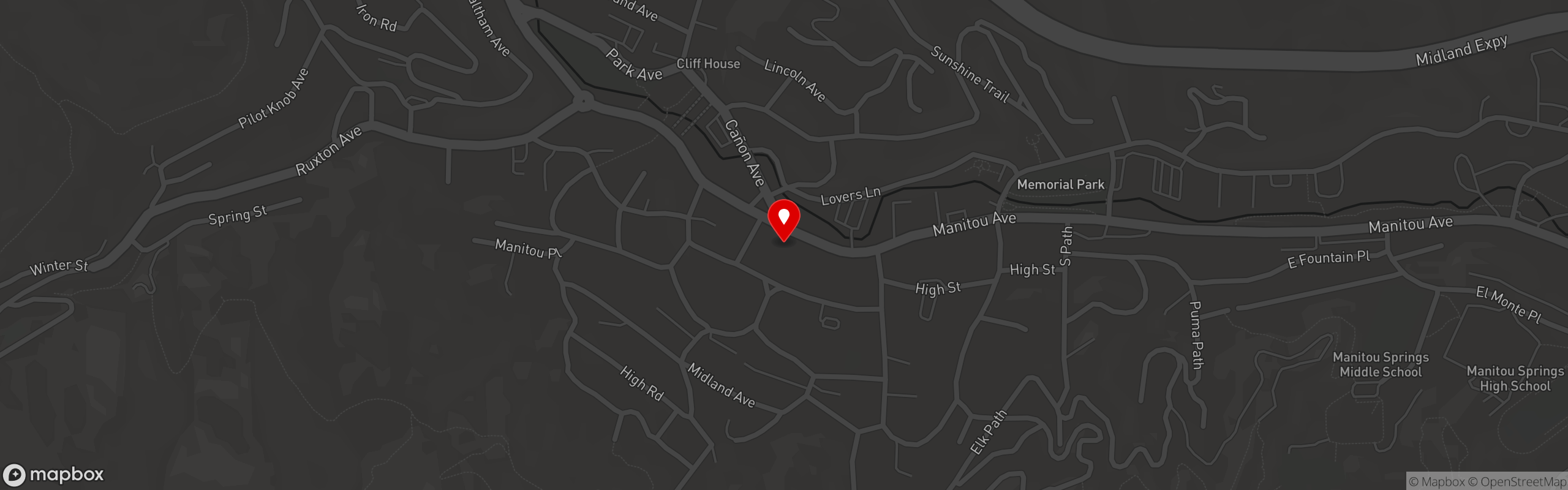 Street map pinning Mona Lisa Fondue Restaurant in Mona Lisa Fondue Restaurant