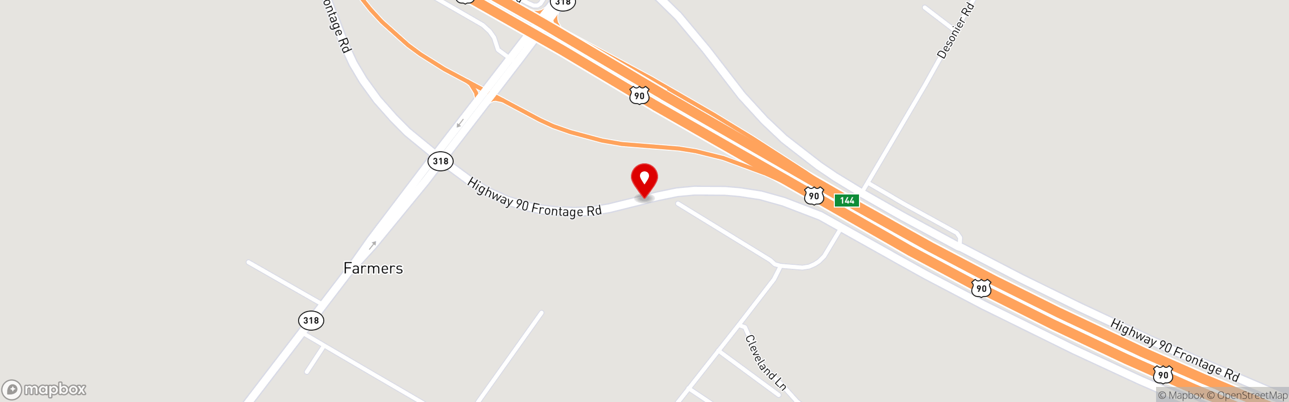 Street map pinning Cajun Claws Seafood Boilers in Cajun Claws Seafood Boilers