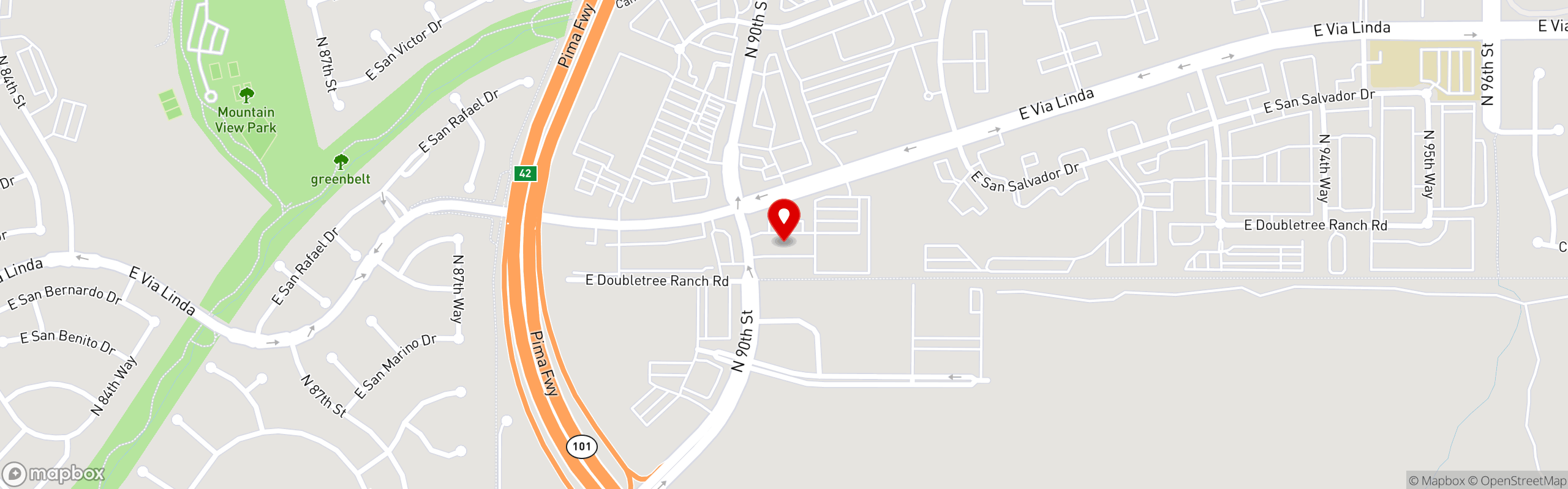 Street map pinning PIEfection in PIEfection - Scottsdale