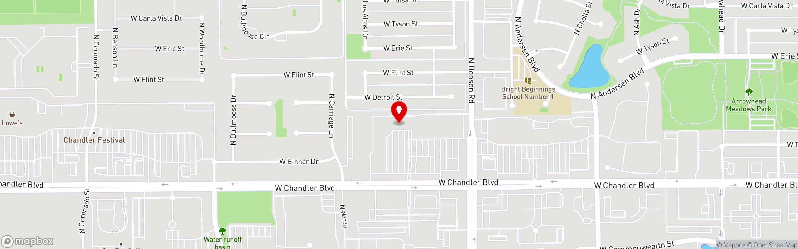 Street map pinning PIEfection in PIEfection - Chandler