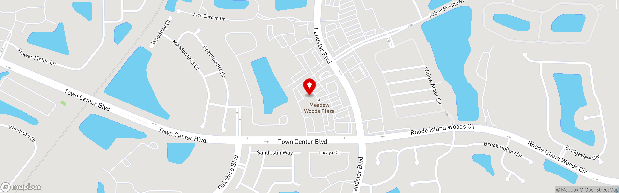 Street map pinning Mama Romanos in Orlando, FL | Landstar