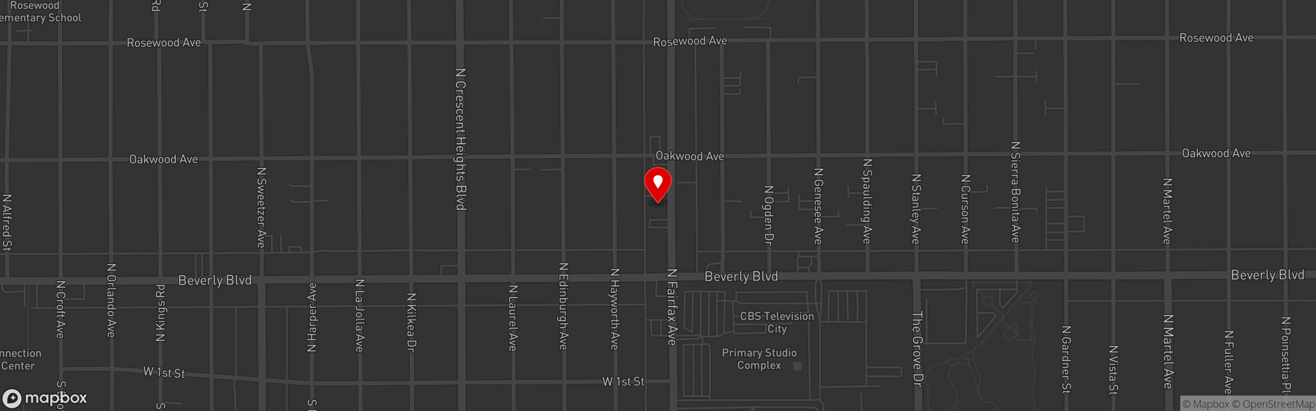 Street map pinning Annie's Soul Delicious in Annie's Soul Delicious