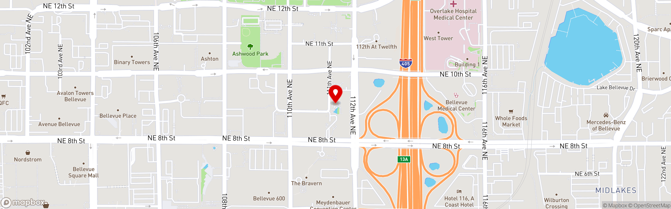 Street map pinning Cielo Cocina Mexicana in Cielo Cocina Mexicana
