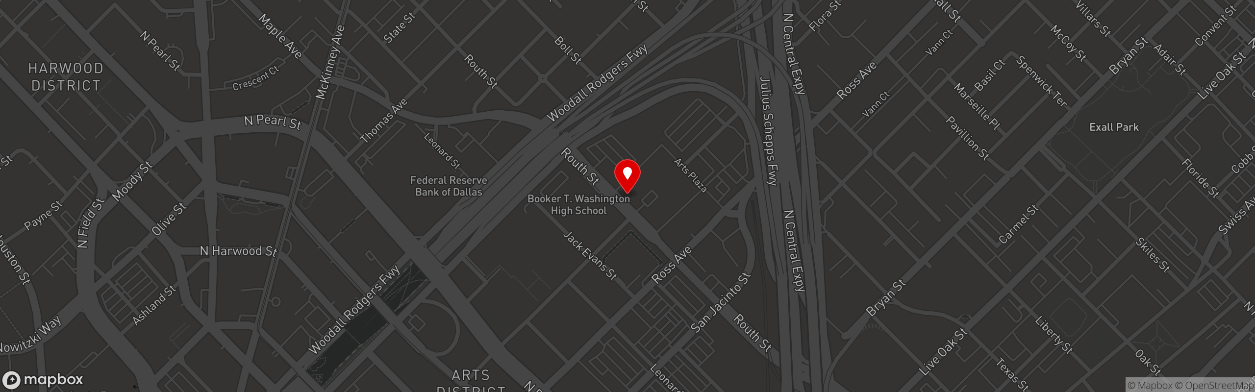 Street map pinning The Playwright Irish Pub in The Playwright Irish Pub - Dallas