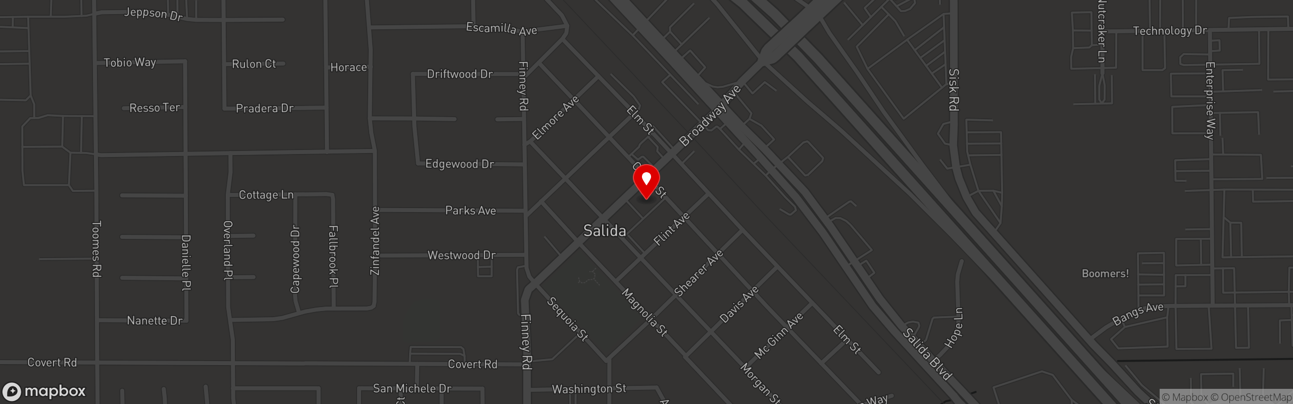 Street map pinning La Familia Market in La Familia Market