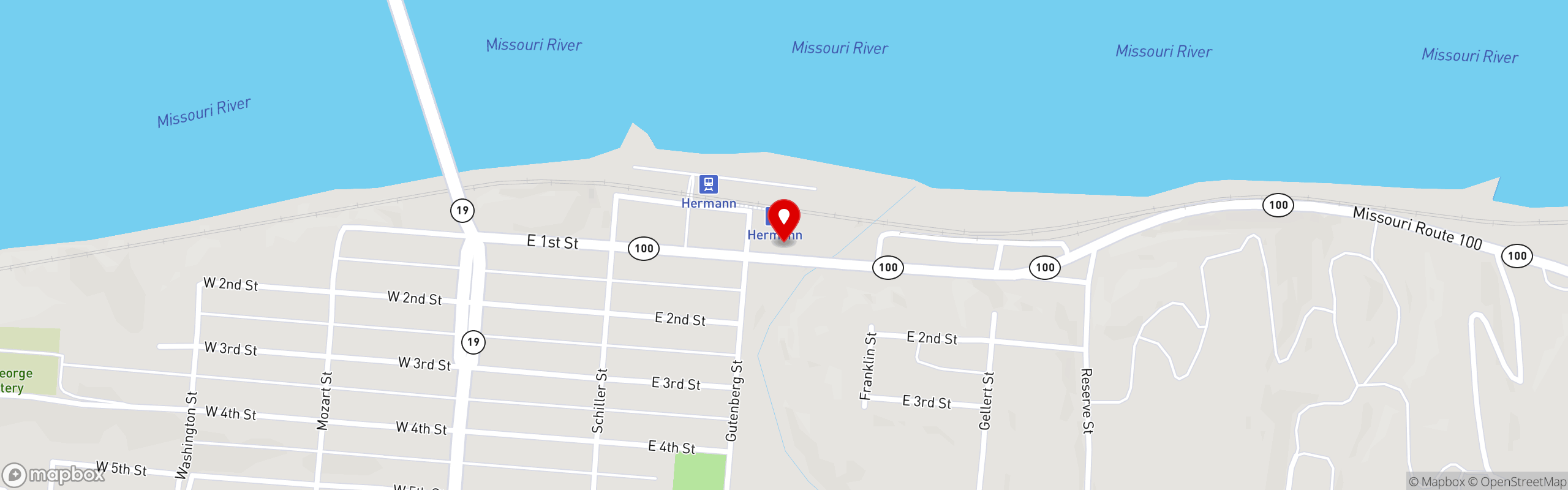 Street map pinning Tin Mill Restaurant in Tin Mill Restaurant