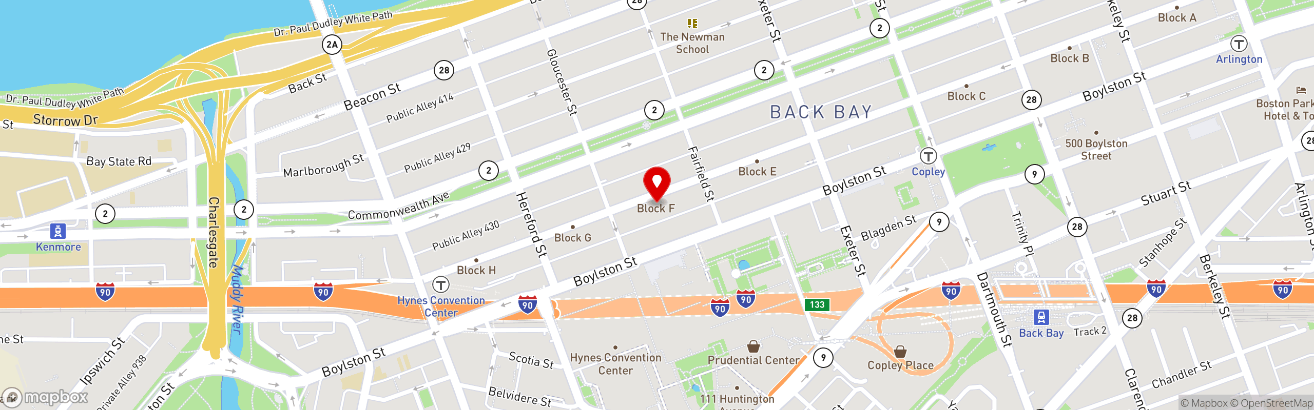 Street map pinning PURO ceviche bar in Puro Ceviche Bar