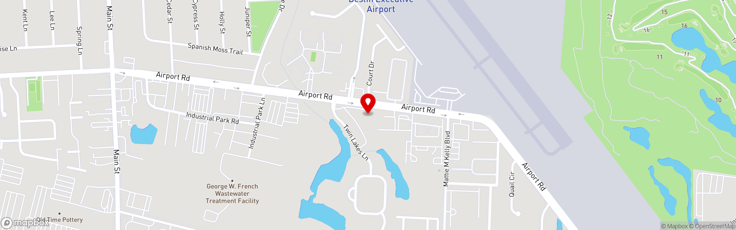 Street map pinning Saltwater Restaurants Inc. in Saltwater Restaurants, Inc.