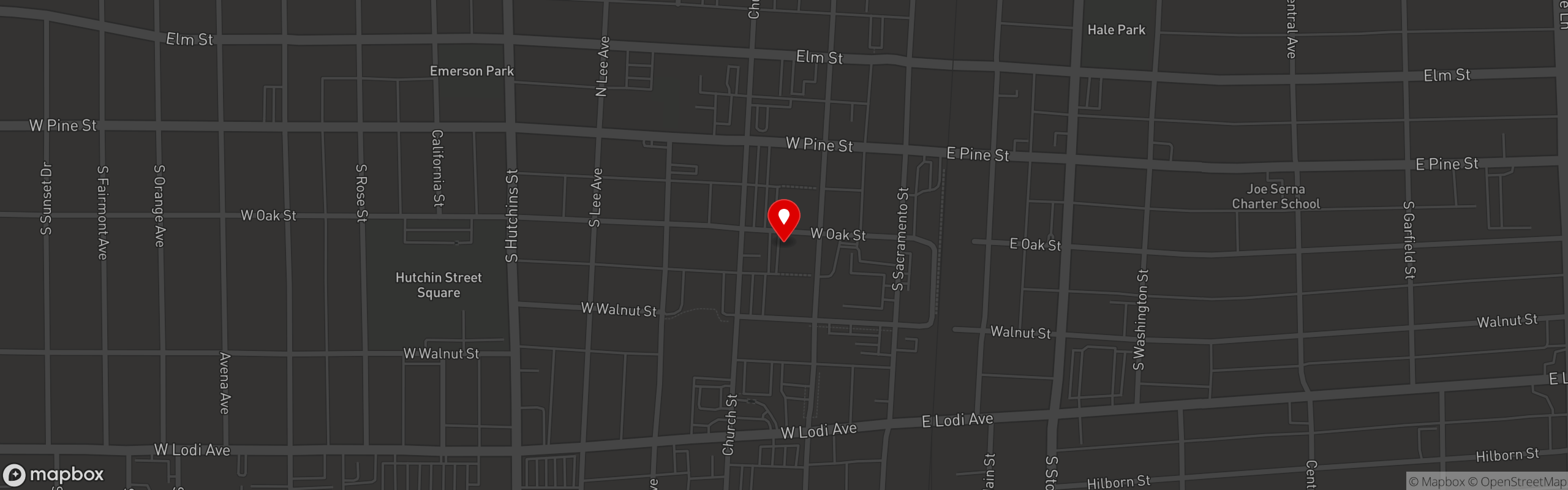 Street map pinning The Oxford Kitchen & Gastropub in The Oxford Kitchen & Gastropub