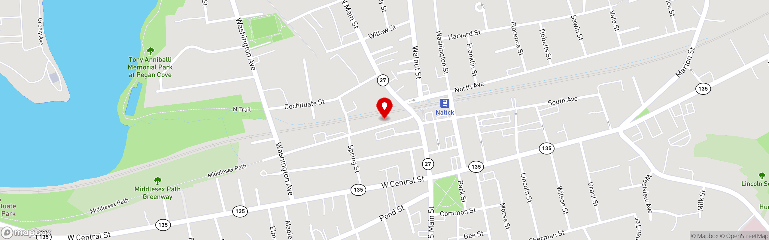Street map pinning Corrado's Subs in Corrado's