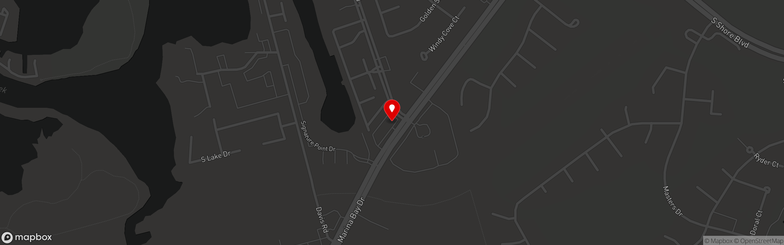 Street map pinning Ivett's Italian Grill in Ivett's Italian Grill