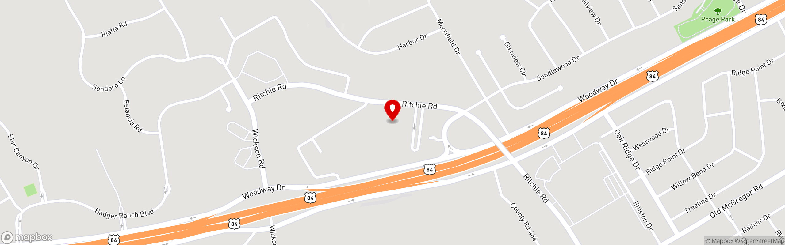 Street map pinning Scratch House Catering in Scratch House Catering