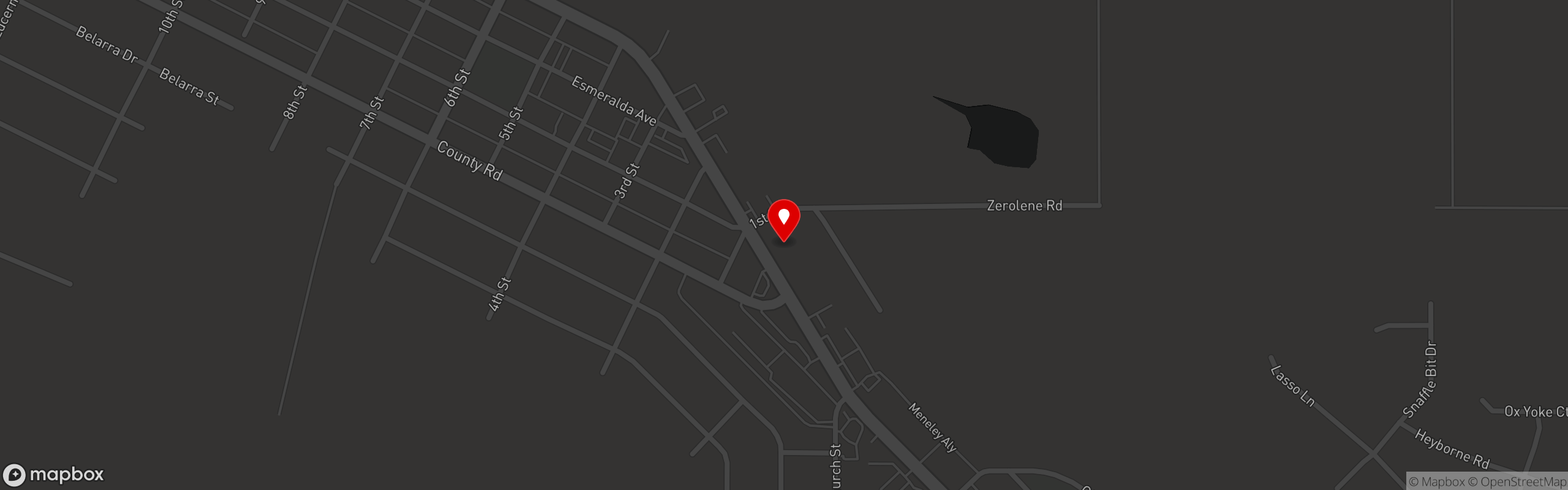 Street map pinning Great Basin Brewing Company in Minden