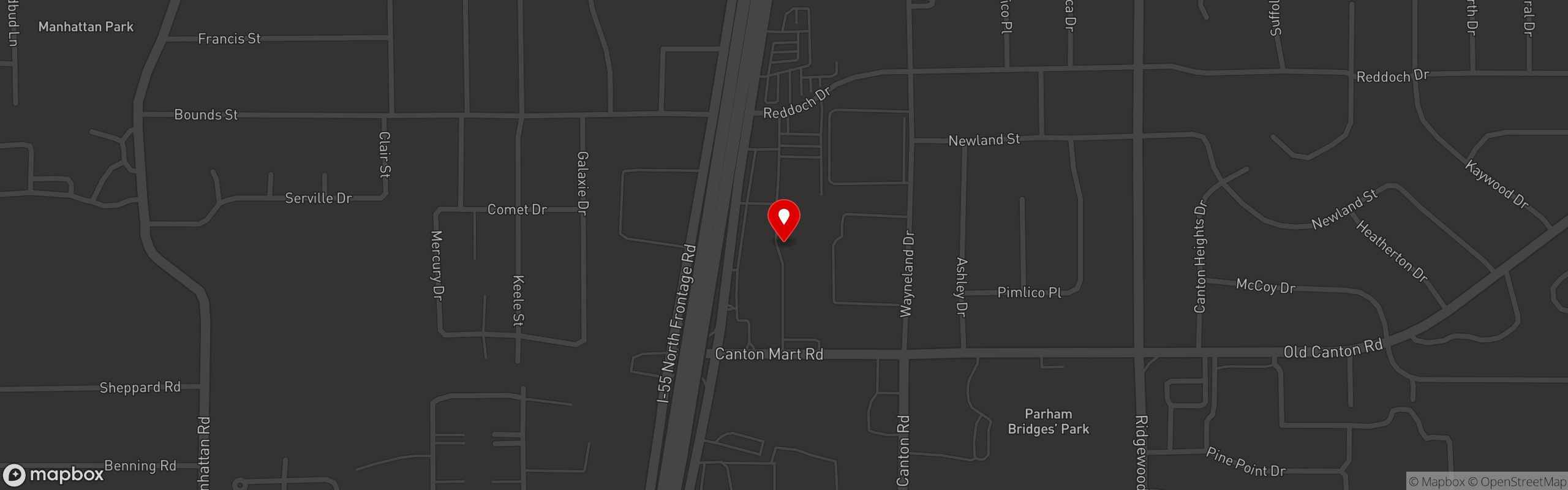 Street map pinning 4th & Goal Sports Cafe in 4th and Goal Sports Cafe