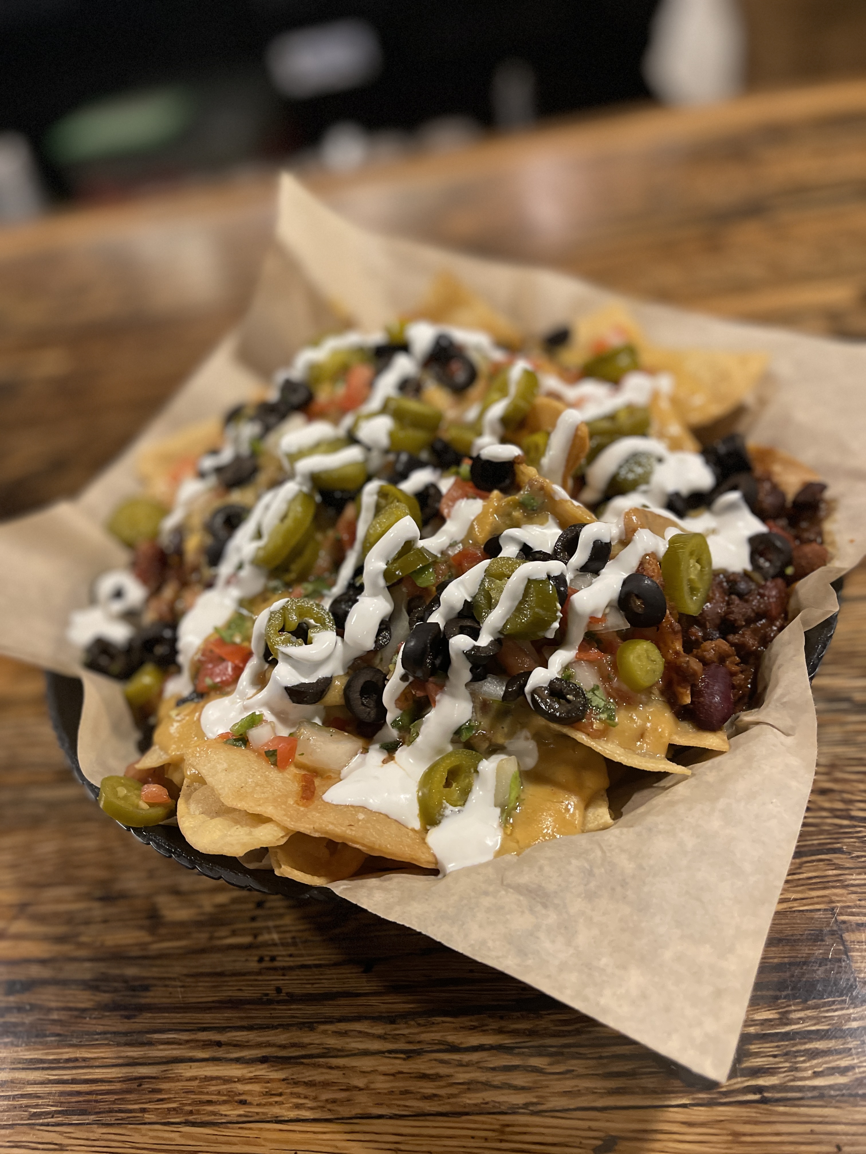 Classic Nachos - Pig Minds Brewing Company - Vegan Restaurant in