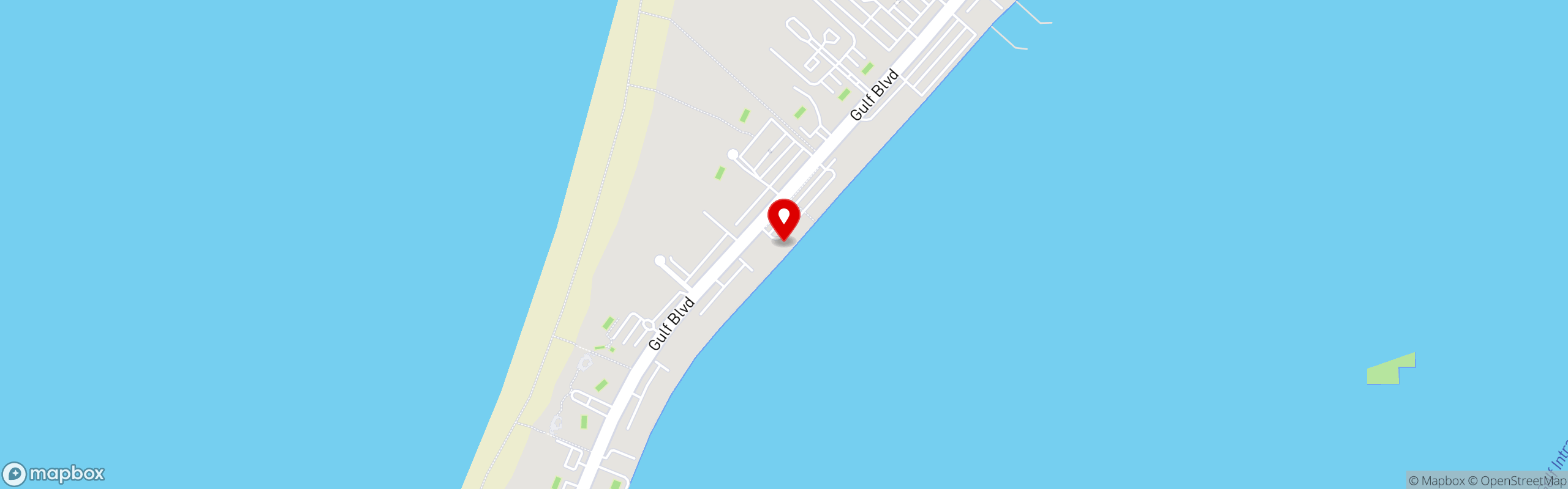 Street map pinning Backwaters On Sand Key in Backwaters on Sand Key