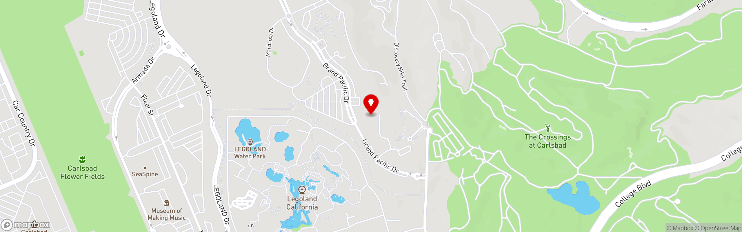 Street map pinning 20 | Twenty - Westin Carlsbad Resort in Carlsbad